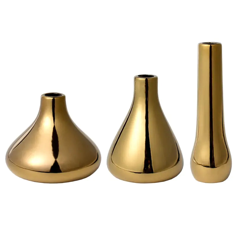 Luxe Divine Collection ~ Luxury Plated Gold Vase, Sold Separately