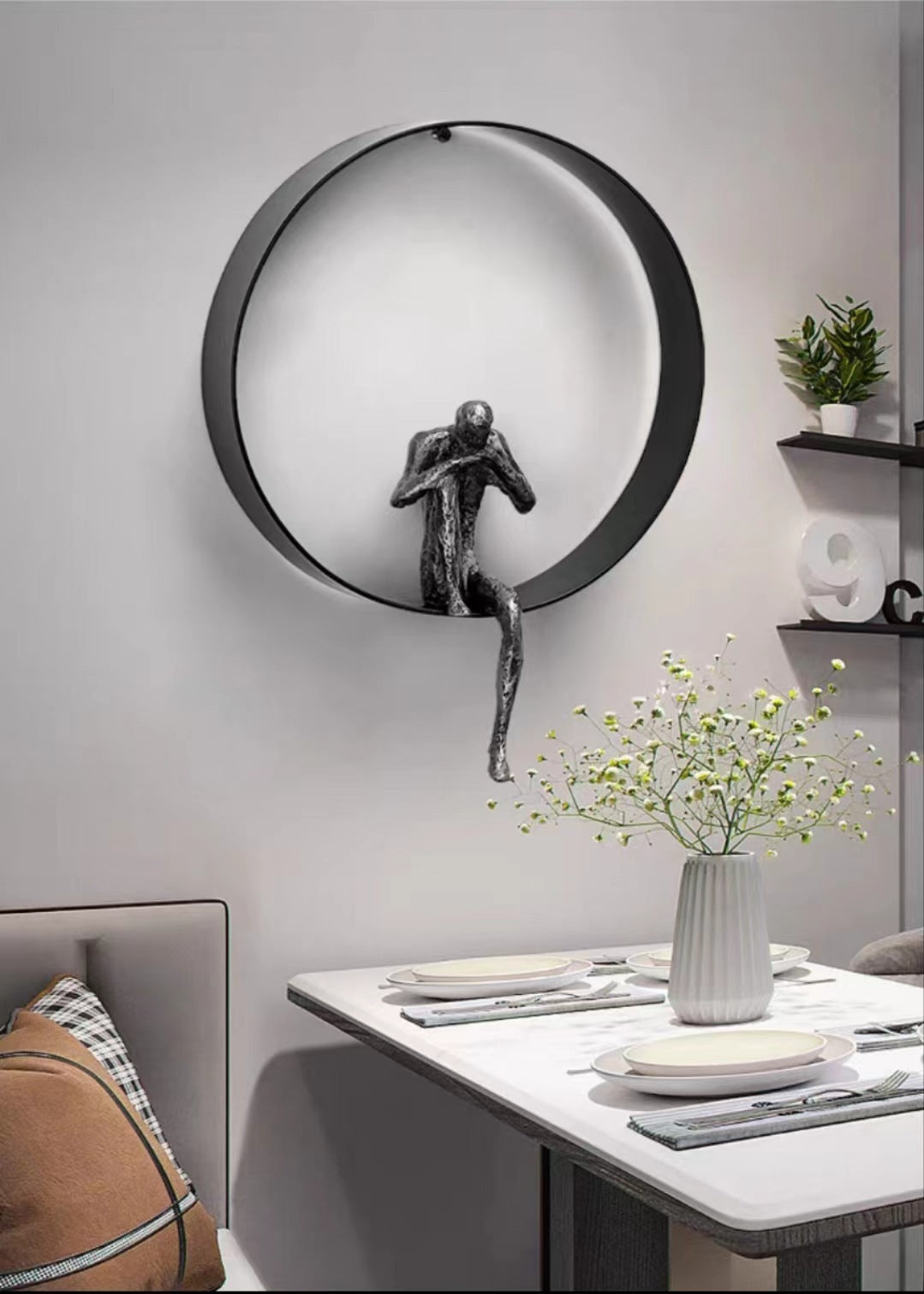 Luxe Divine Collection ~ Luxury Modern Iron Background Wall Hanging Wall Decor