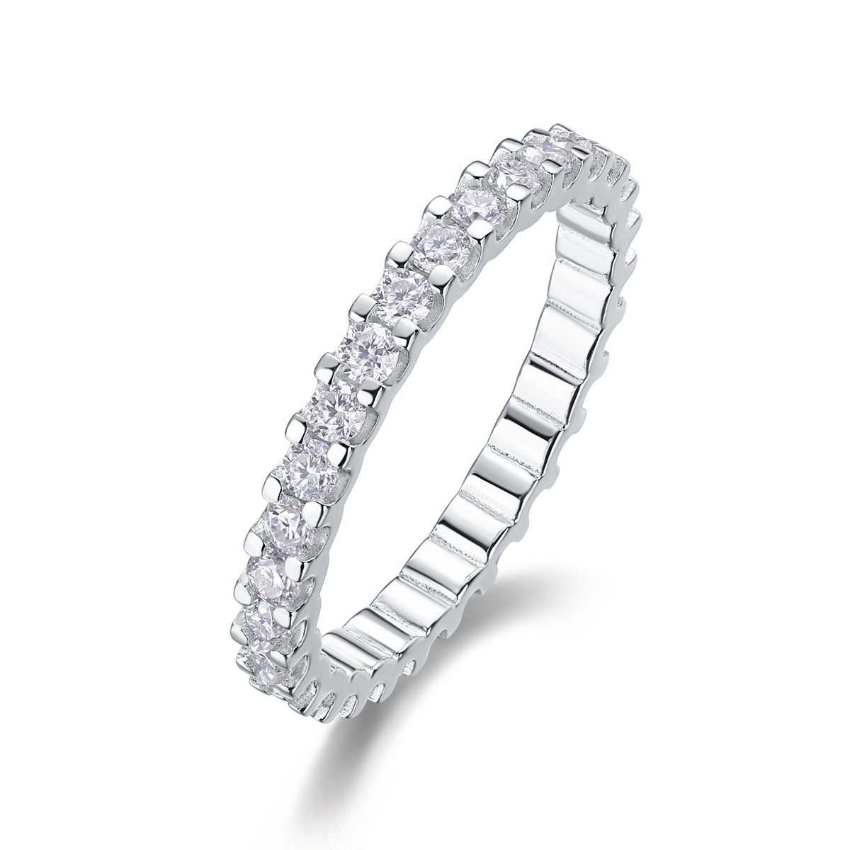 Luxe Divine Collection ~ Wish Diamond Moissanite Silver Ring