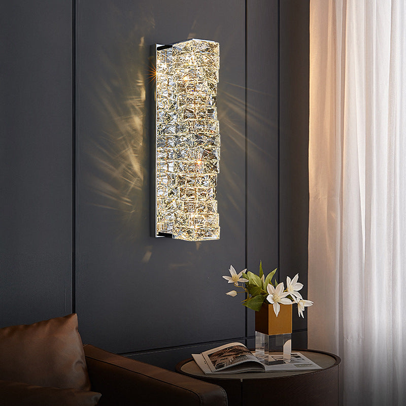 Luxe Divine Collection ~ Nordic Minimalist Crystal Wall Light