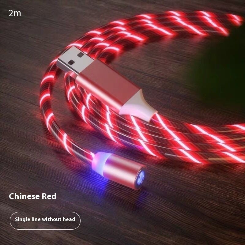 Luxe Divine Collection ~ Magnetic Charging Cable Streamer Fast Charging Cable Lighting, in Micro, USB Cable, LED, Magnet Charger Type-C Cable