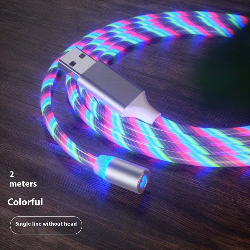 Luxe Divine Collection ~ Magnetic Charging Cable Streamer Fast Charging Cable Lighting, in Micro, USB Cable, LED, Magnet Charger Type-C Cable