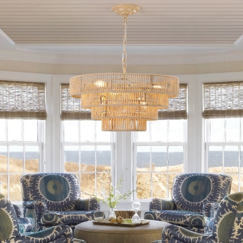 Luxe Divine Collection ~ Bohemian Woven Chandelier