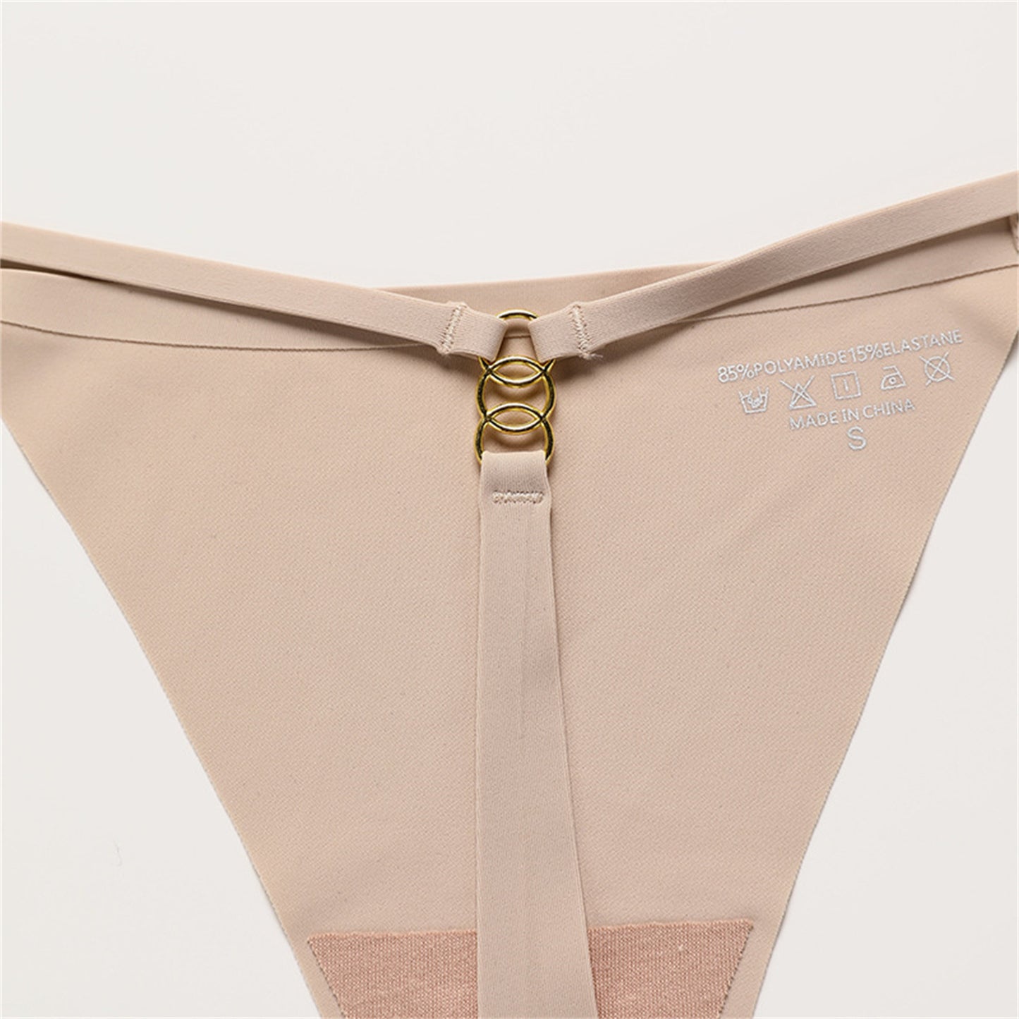 Luxe Divine Collection ~ Seamless Thin Belt Buckle T-shaped Panties T-string For Women