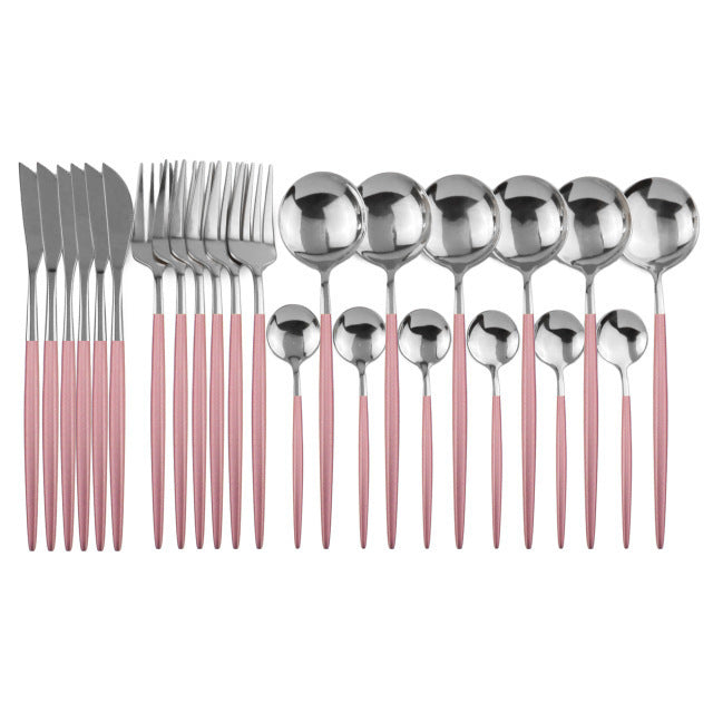 Luxe Divine Collection ~ 24pcs Luxury Cutlery Set