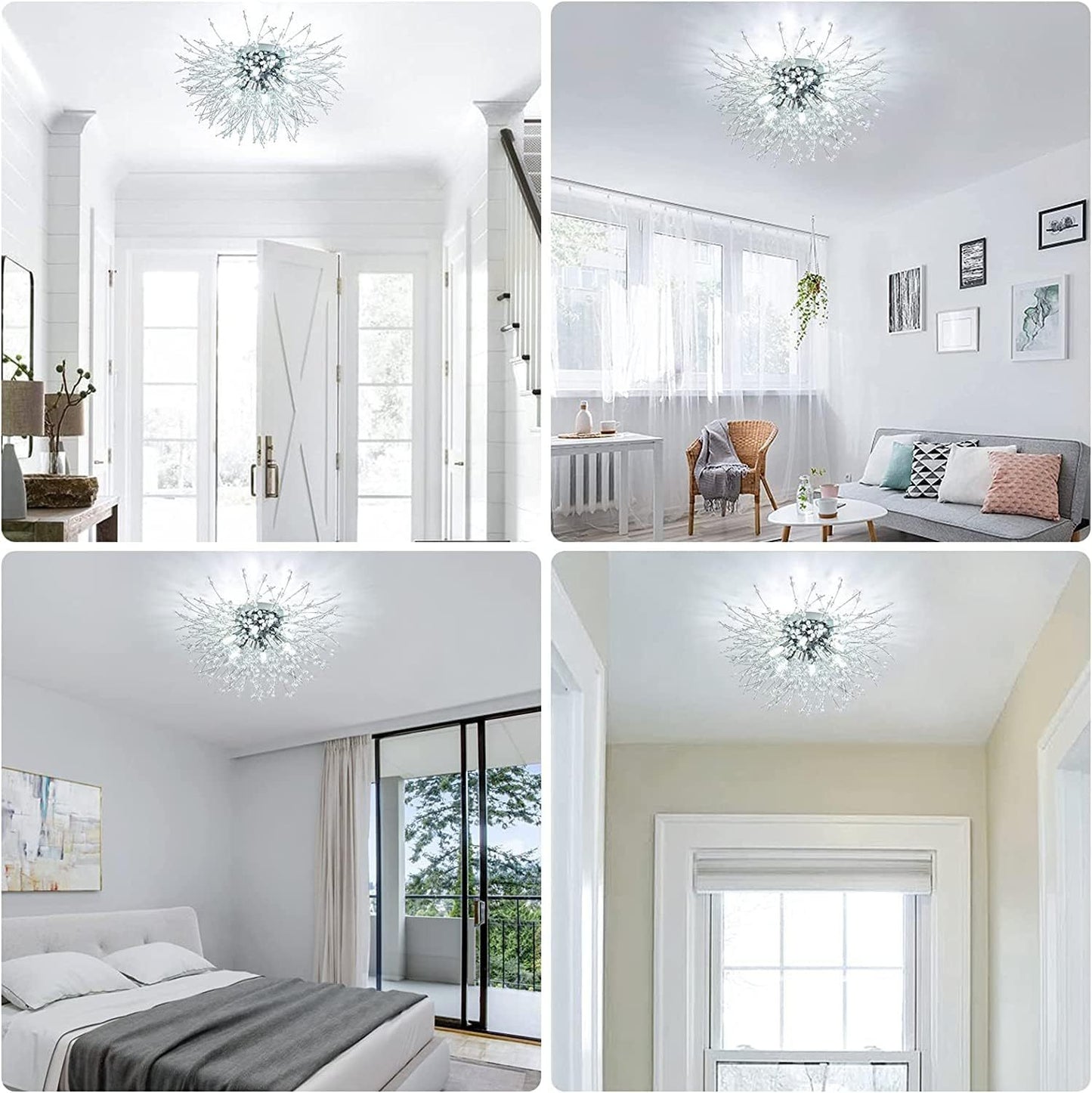 Luxe Divine Collection ~ Crystal Recessed Chandelier