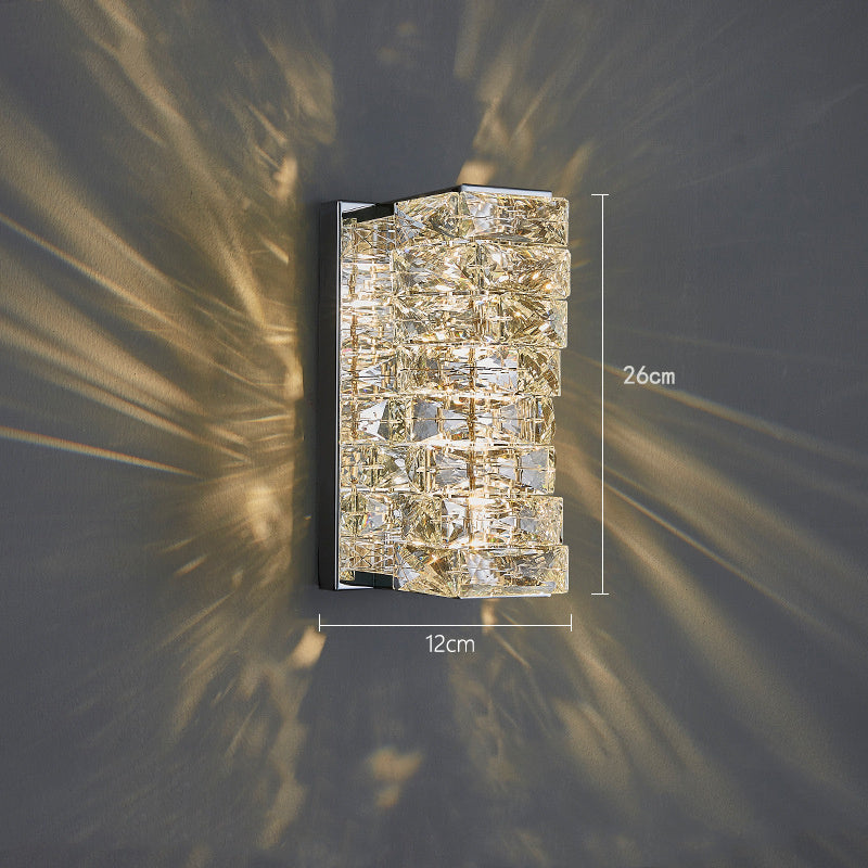 Luxe Divine Collection ~ Nordic Minimalist Crystal Wall Light