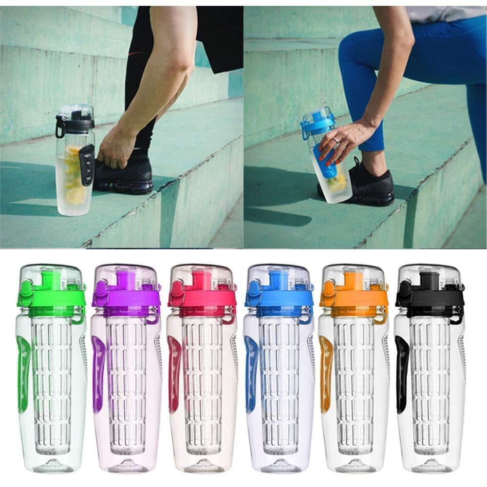 Luxe Divine Collection ~ 1000ml Water Fruit Bottle, BPA Free, Fruit Infuser, Juice Shaker