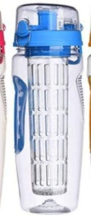 Luxe Divine Collection ~ 1000ml Water Fruit Bottle, BPA Free, Fruit Infuser, Juice Shaker