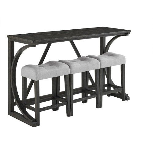 Luxe Divine Collection ~ 4-piece Bar Table Set With Power Socket