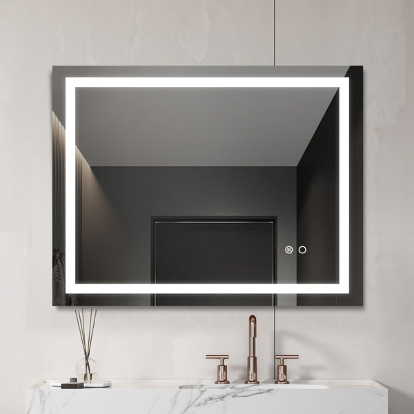 Luxe Divine Collection ~ LED Lighting Bathroom or other Wall Mounted Mirror 36x28in