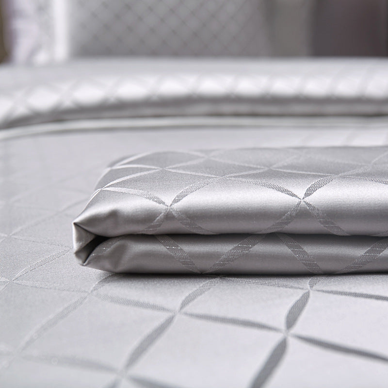 Luxe Divine Collection ~ Luxury Jacquard Cotton Four-piece Bedding Set