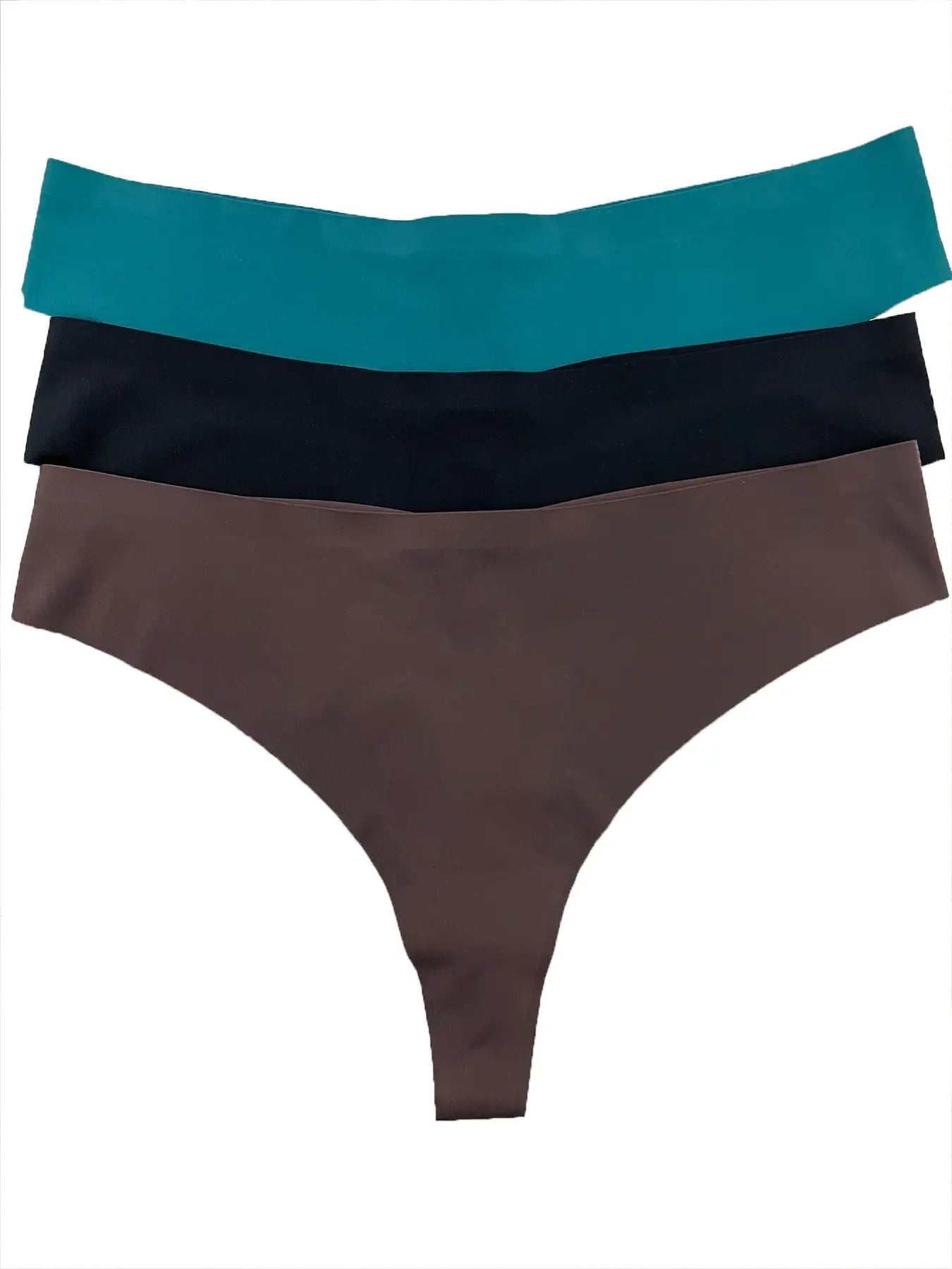 Luxe Divine Collection ~ Seamless Panties Sexy Low-Waist G-String Thong, 3 or 6 pieces