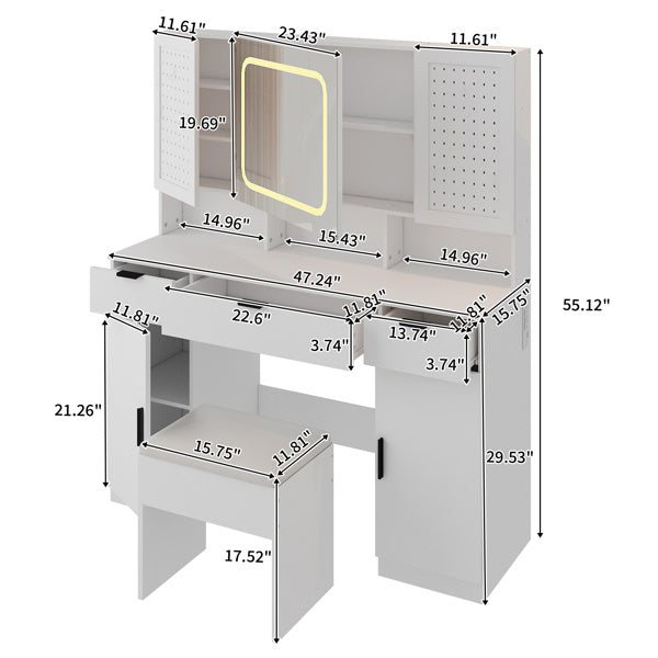 Luxe Divine Collection ~ Vanity Dressing Table Set