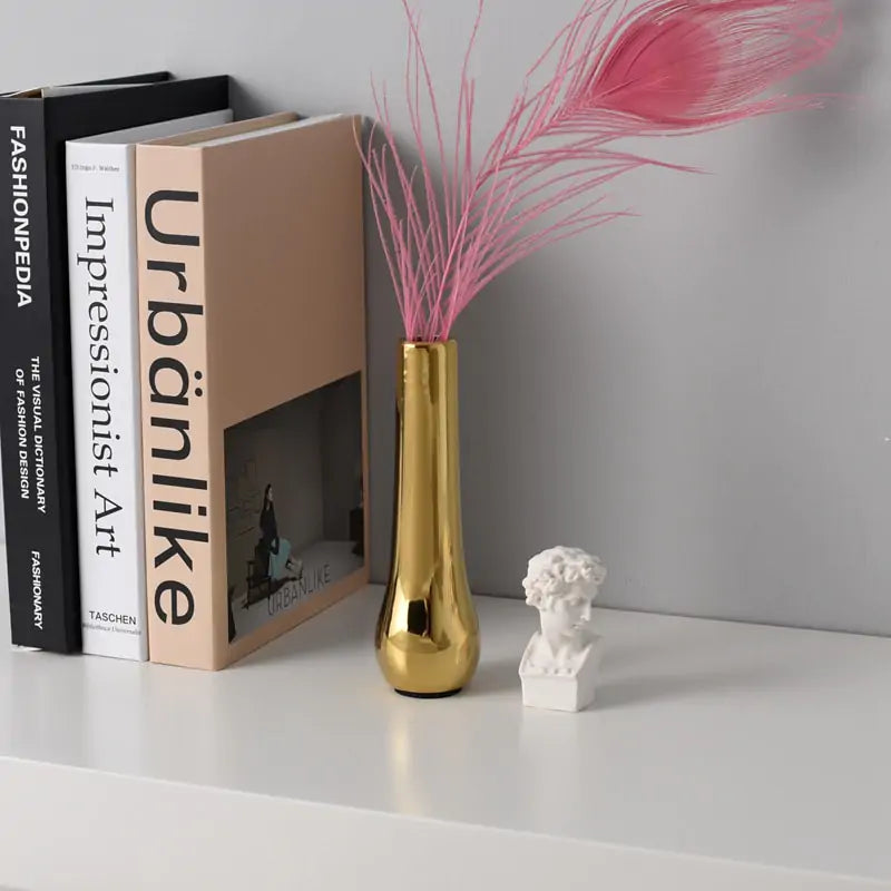 Luxe Divine Collection ~ Luxury Plated Gold Vase, Sold Separately