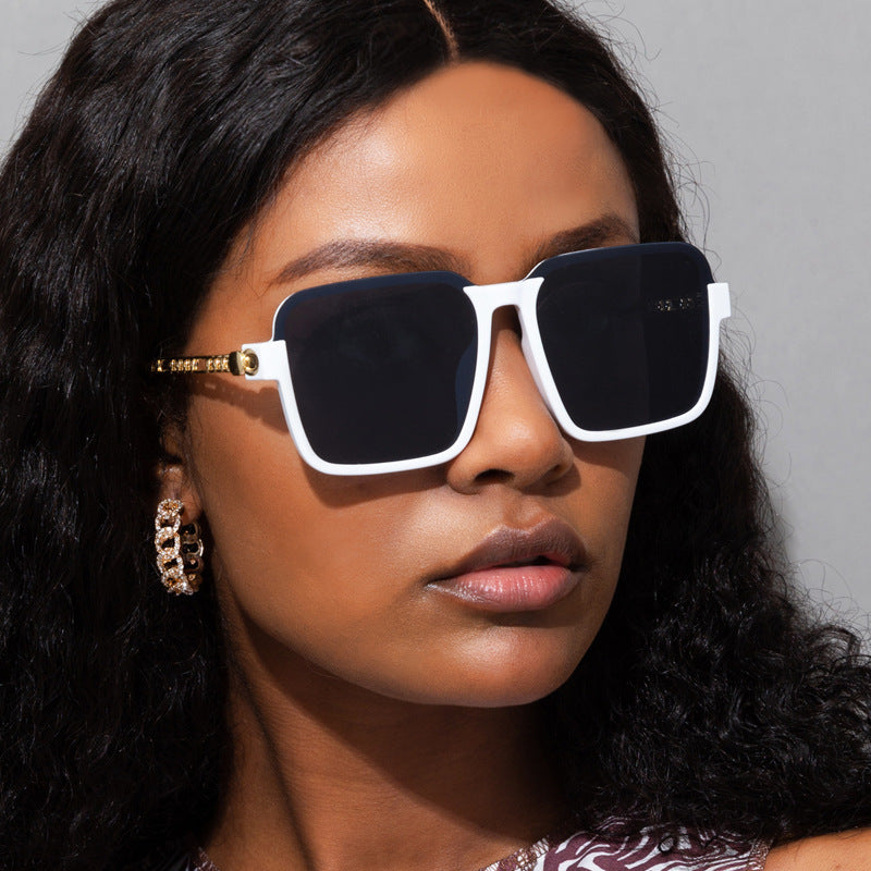 Luxe Divine Collection ~ Square Big Frame Sunglasses, Multiple Colors