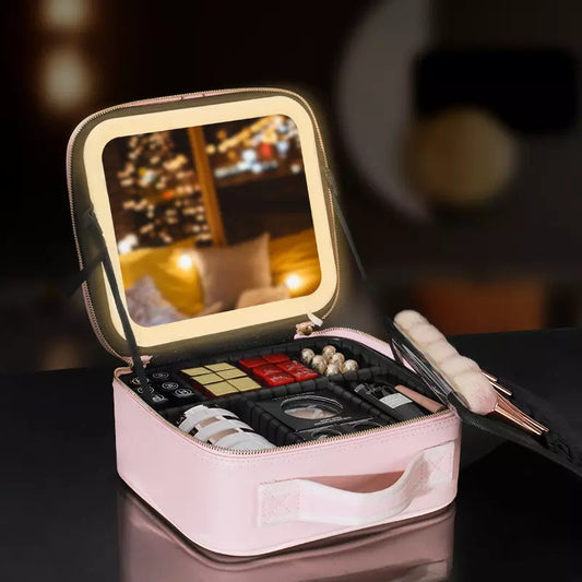Luxe Divine Collection ~ LED Mirror Makeup Bag