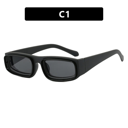 Luxe Divine Collection ~ Narrow Frame Square Sunglasses, Multiple Colors