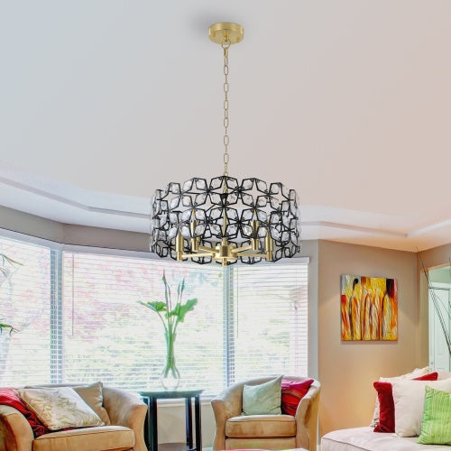 Luxe Divine Collection ~ Modern Crystal Chandelier, Suitable For Living Room Round Crystal Lamp Luxury Home Decoration Lamp