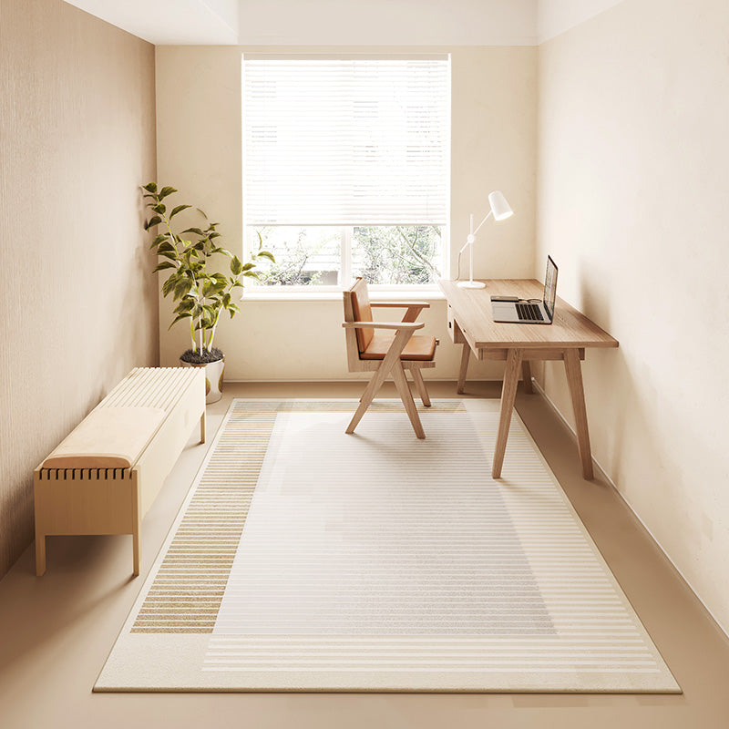 Luxe Divine Collection ~ Luxury Household Simple Cream Style Rug/Carpet, Multiple Designs