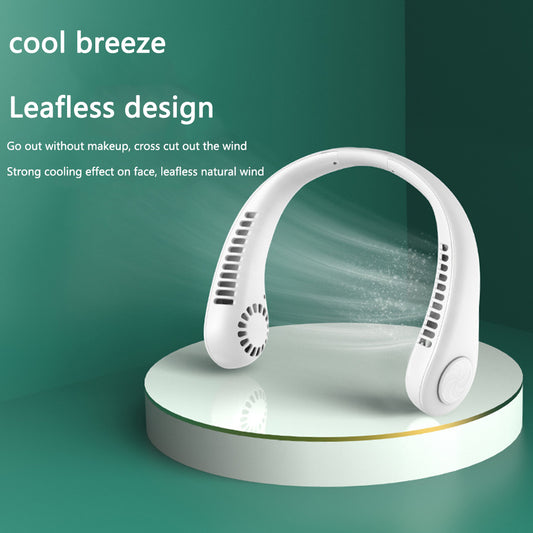 Luxe Divine Collection ~ Portable Hanging Neck Fan Portable Cooling Fan with USB & Rechargeable