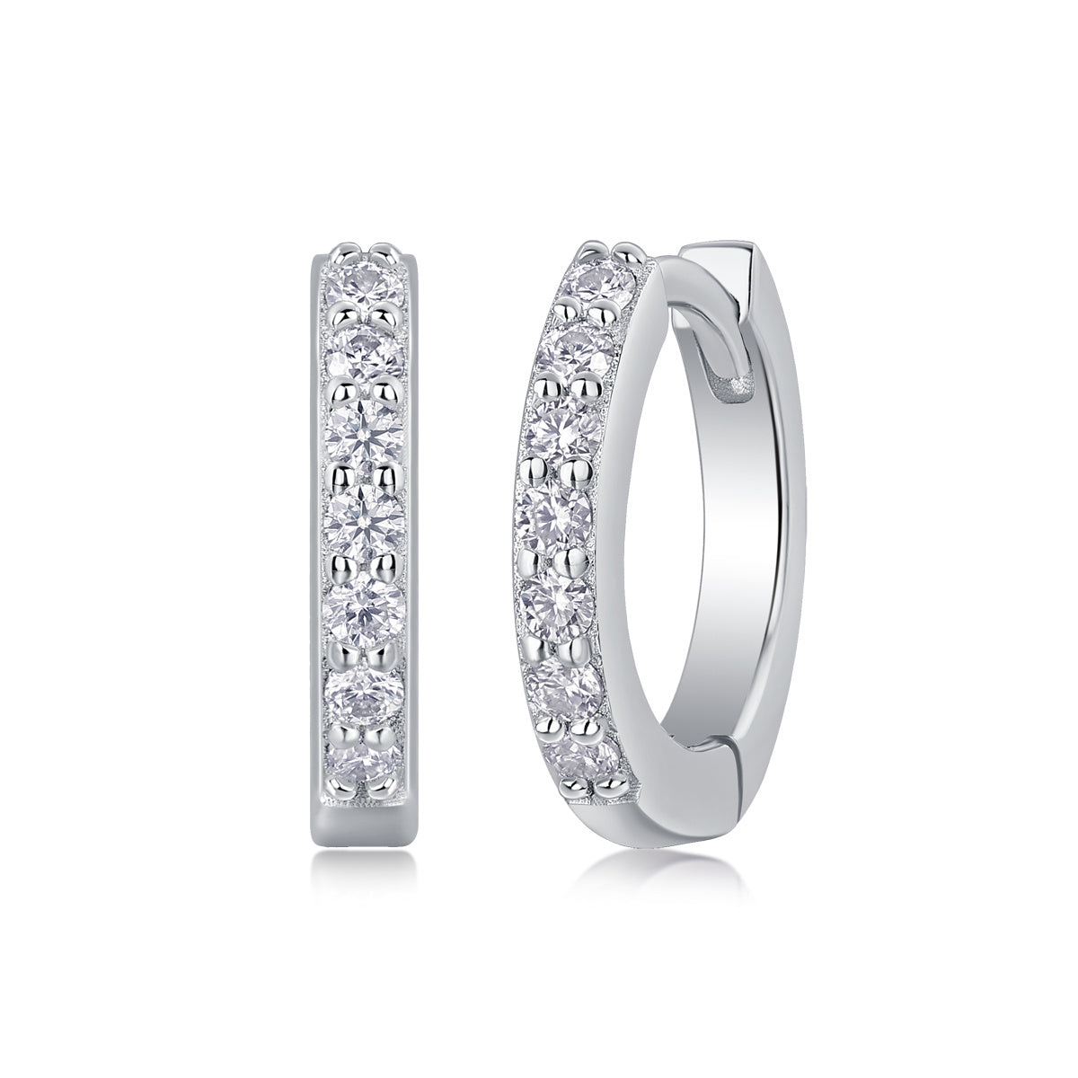 Luxe Divine Collection ~ Moissanite Silver Earrings