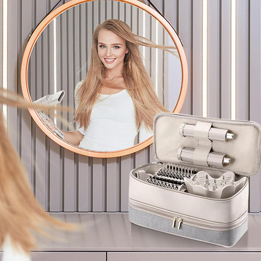 Luxe Divine Collection ~ 2-Layer Portable Waterproof Case for Hair Stylers (Fit Shark Flexstyle, Dyson Airwrap, Revlon etc.)