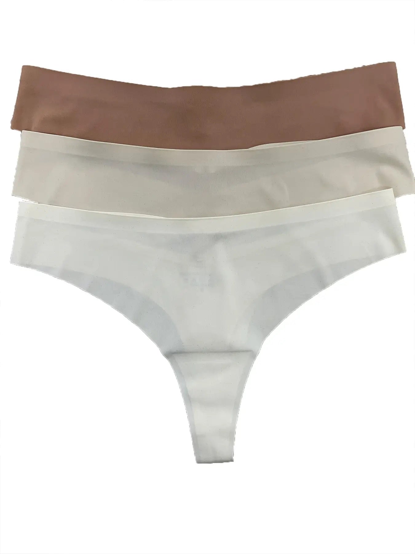 Luxe Divine Collection ~ Seamless Panties Sexy Low-Waist G-String Thong, 3 or 6 pieces