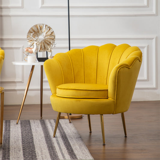 Luxe Divine Collection ~ Nordic Single Lazy Shell Design Sofa Chair