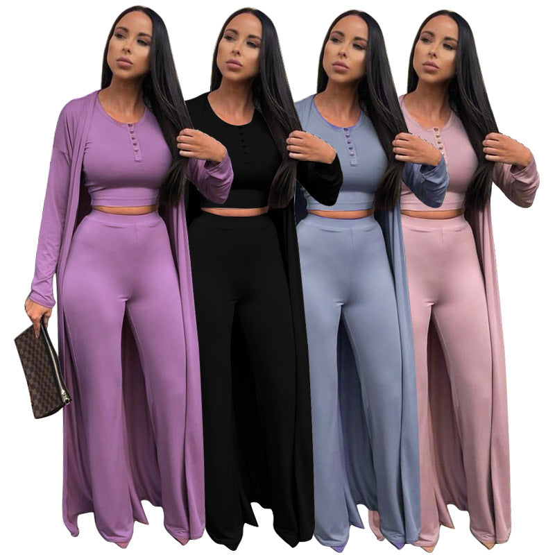 Luxe Divine Collection ~ Solid Color Casual Women's Clothing 3 piece set