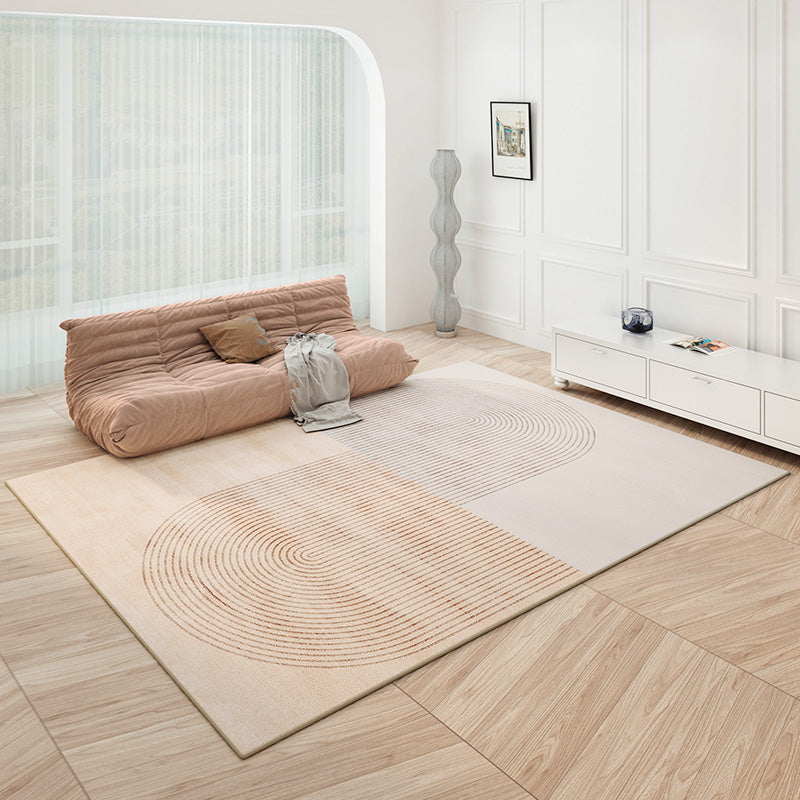 Luxe Divine Collection ~ Luxury Household Simple Cream Style Rug/Carpet, Multiple Designs