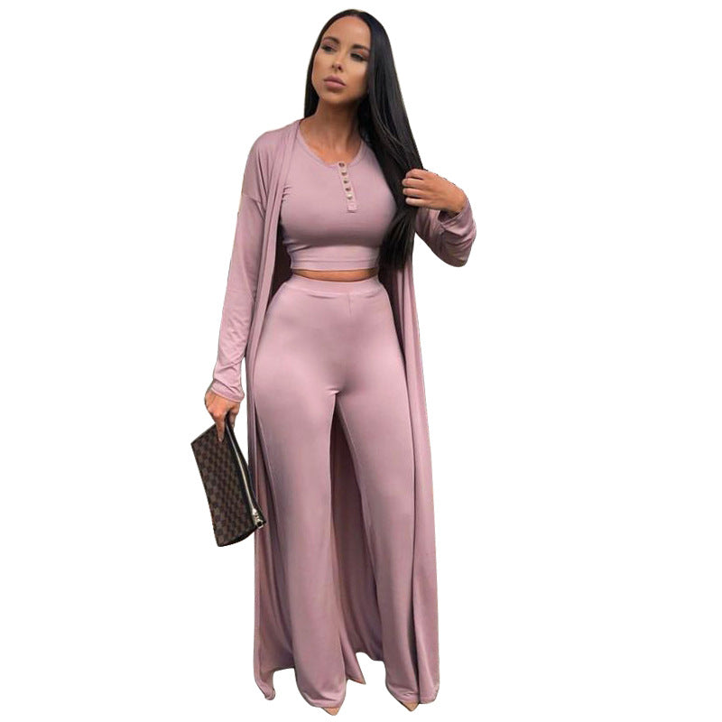 Luxe Divine Collection ~ Solid Color Casual Women's Clothing 3 piece set