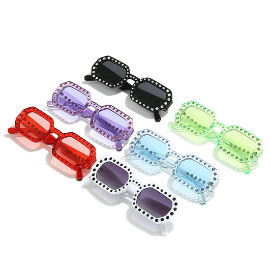 Luxe Divine Collection ~ Personalized Diamond Inlaid sunglasses, Multiple Colors