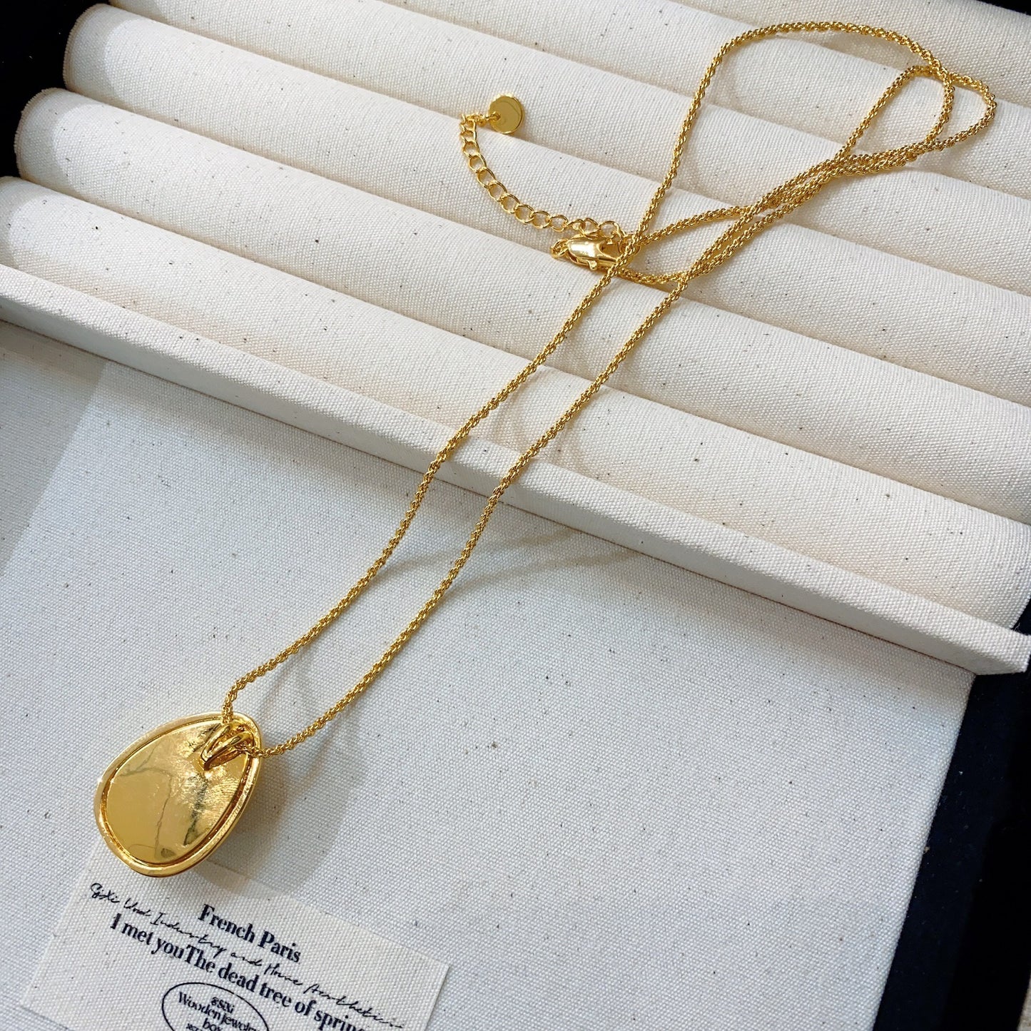 Luxe Divine Collection ~ French/European Water Drop Necklace