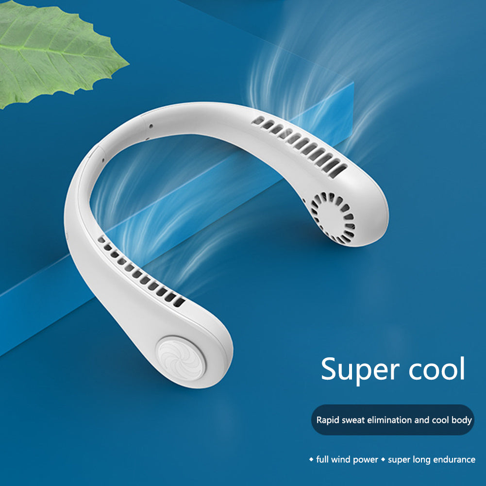 Luxe Divine Collection ~ Portable Hanging Neck Fan Portable Cooling Fan with USB & Rechargeable