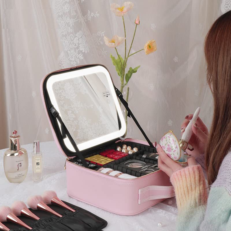 Luxe Divine Collection ~ LED Mirror Makeup Bag