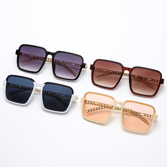 Luxe Divine Collection ~ Square Big Frame Sunglasses, Multiple Colors