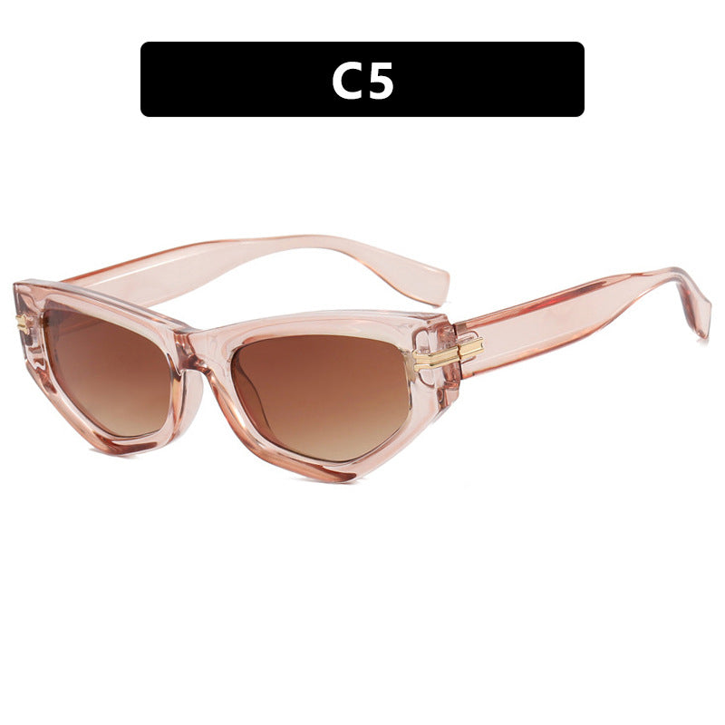 Luxe Divine Collection ~ Irregular Cat Sunglasses, Multiple Colors