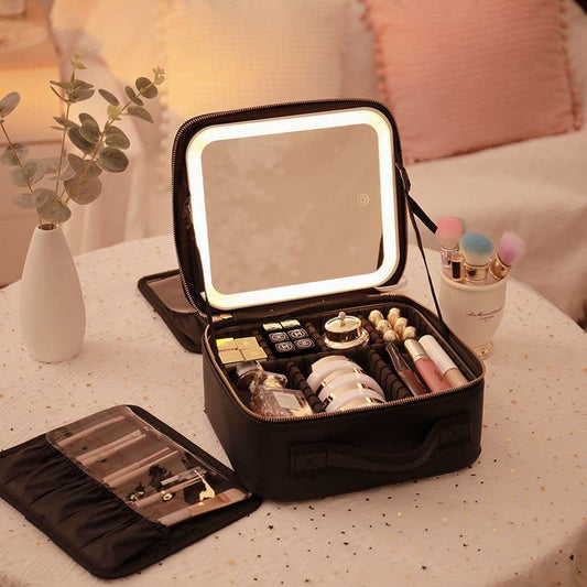 Luxe Divine Collection ~ LED Mirror Makeup Bag