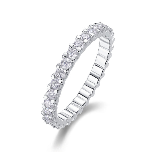 Luxe Divine Collection ~ Wish Diamond Moissanite Silver Ring