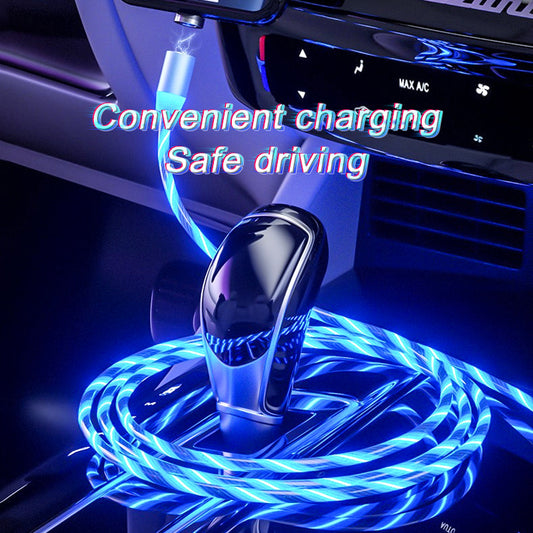 Luxe Divine Collection ~ Magnetic Charging Cable Streamer Fast Charging Cable Lighting, in Micro, USB Cable,  LED, Magnet Charger Type-C Cable