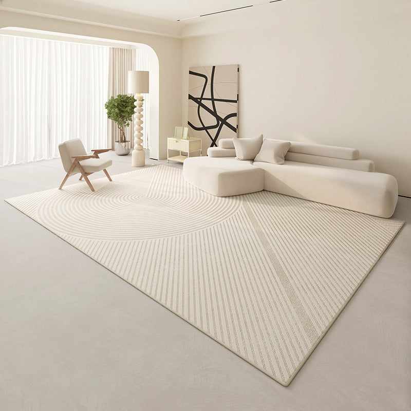 Luxe Divine Collection ~ Luxury Household Simple Cream Style Rug/Carpet, Multiple Designs